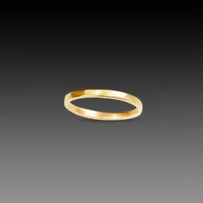 2mm Hammered Gold Band,Men Rings