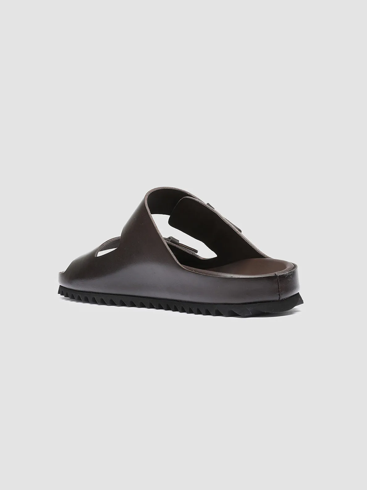 AGOR 002 - Brown Leather Sandals,Men Sandals