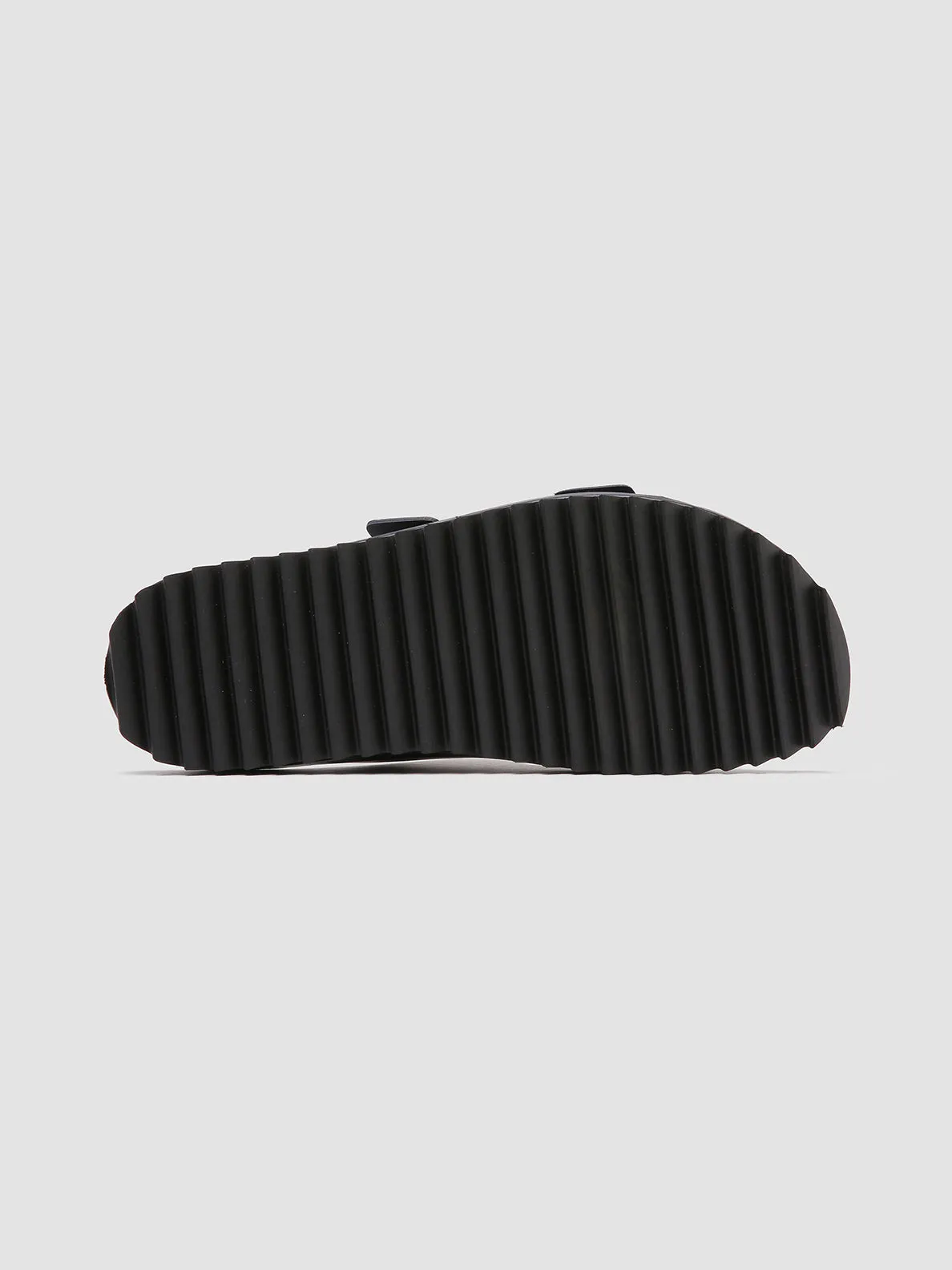 AGOR 004 - Black Leather slippers,Men Sandals