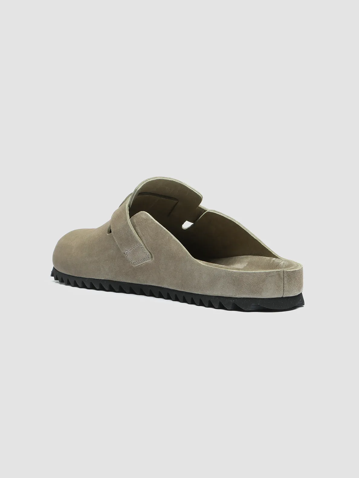 AGOR 004 - Taupe Suede slippers,Men Sandals