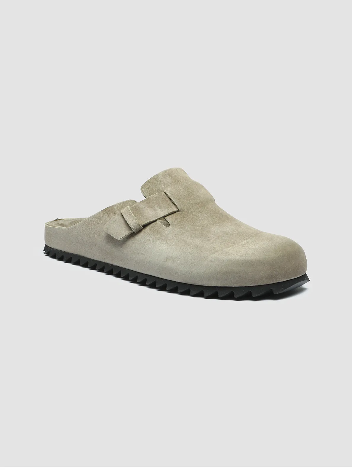 AGOR 004 - Taupe Suede slippers,Men Sandals