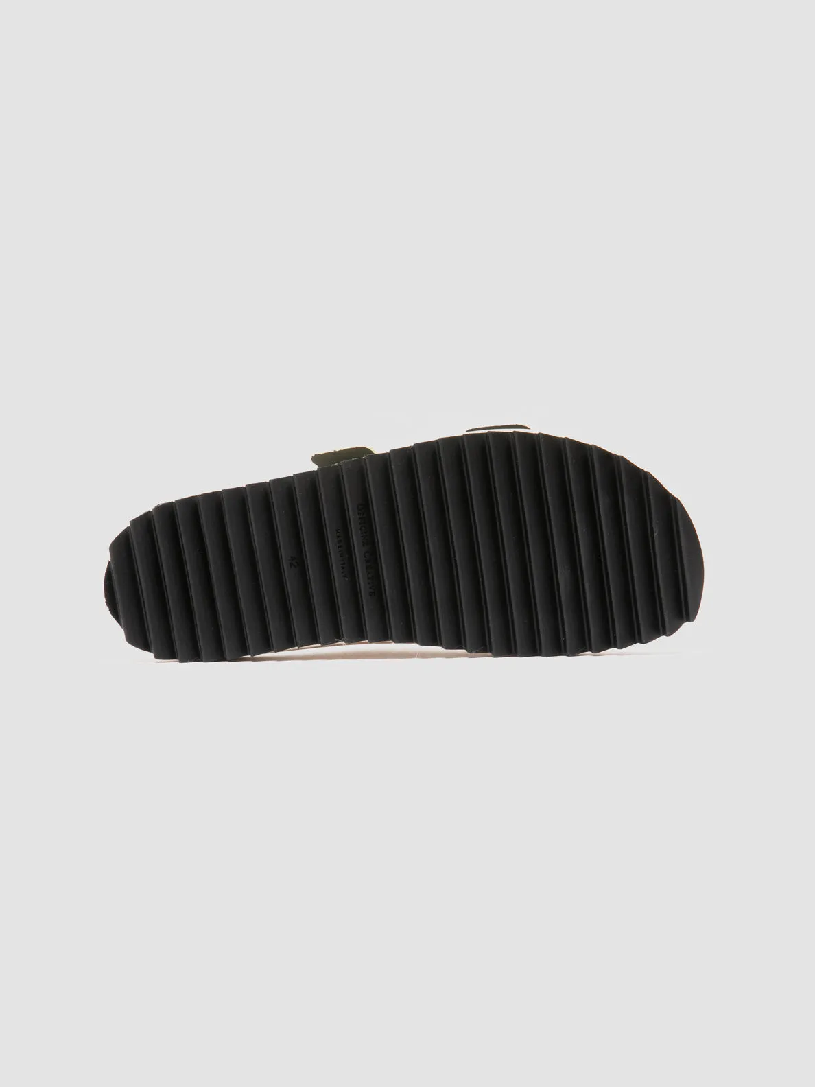 AGOR 010 - Ivory Leather Slide Sandals,Men Sandals