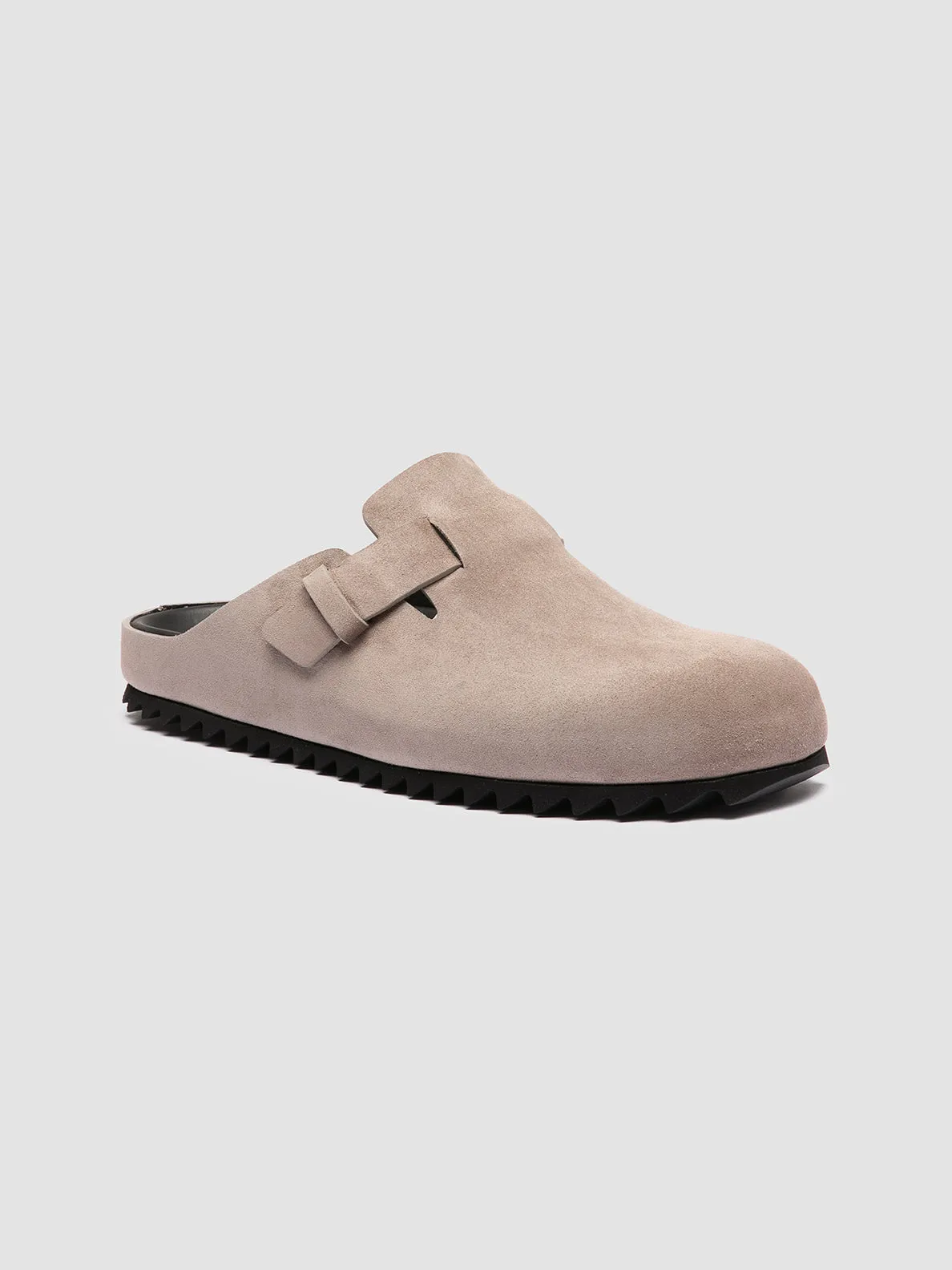 AGOR 012 - Grey Suede Mule Sandals,Men Sandals