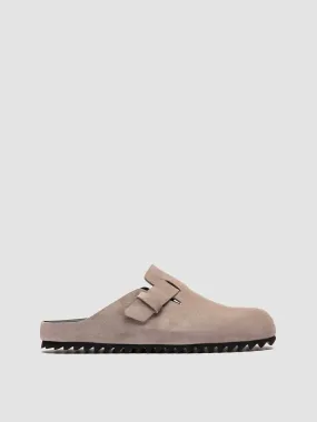 AGOR 012 - Grey Suede Mule Sandals,Men Sandals