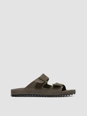 AGORA??002 - Green Suede Sandals,Men Sandals