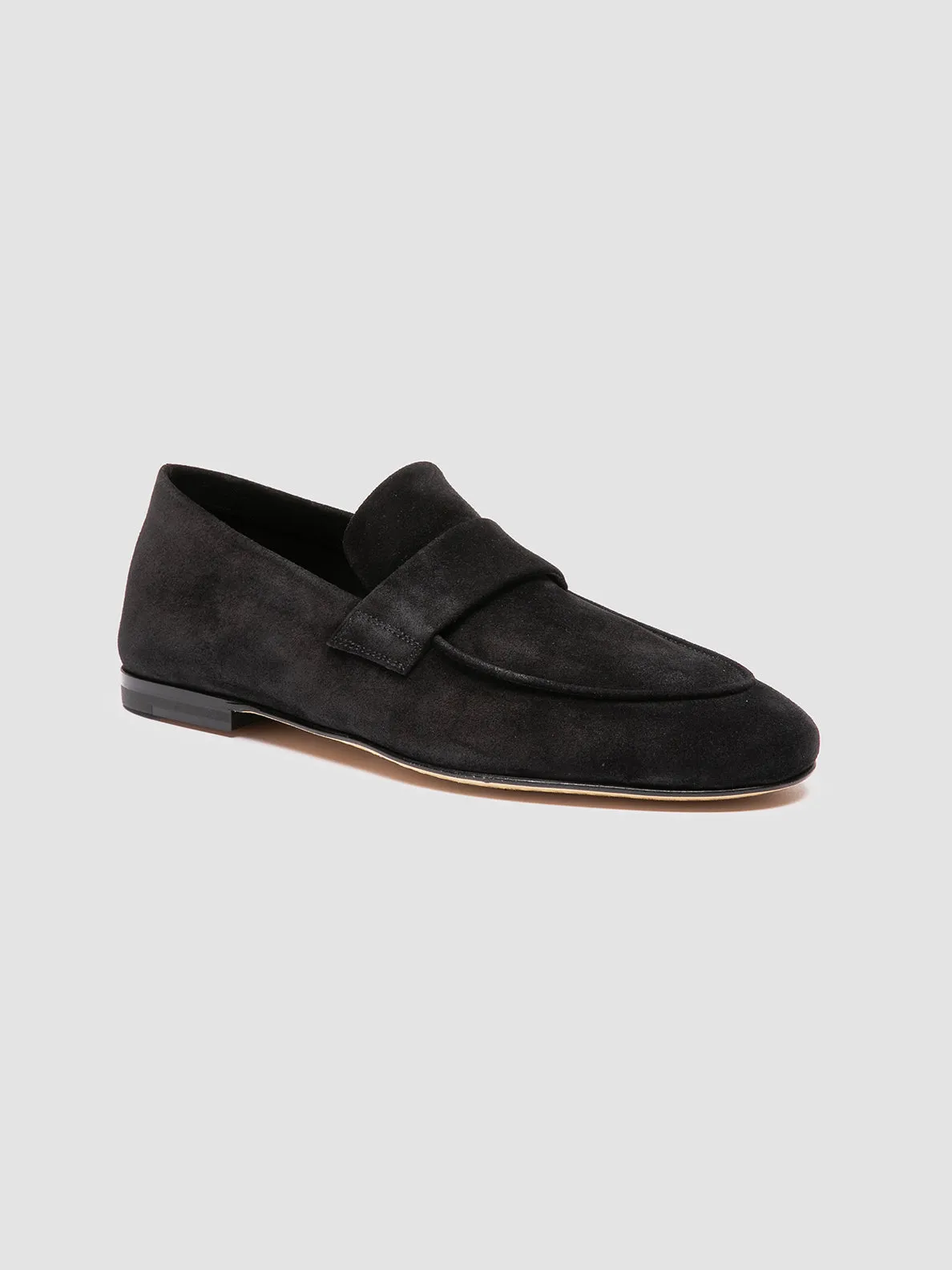 AIRTO 001 - Black Suede Loafers,Men