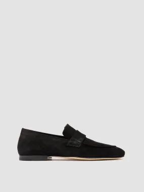 AIRTO 001 - Black Suede Loafers,Men