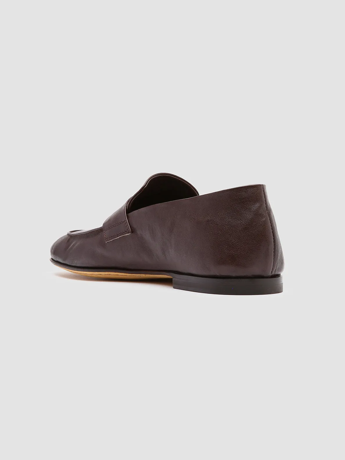AIRTO 001 - Brown Leather Penny Loafers,Men