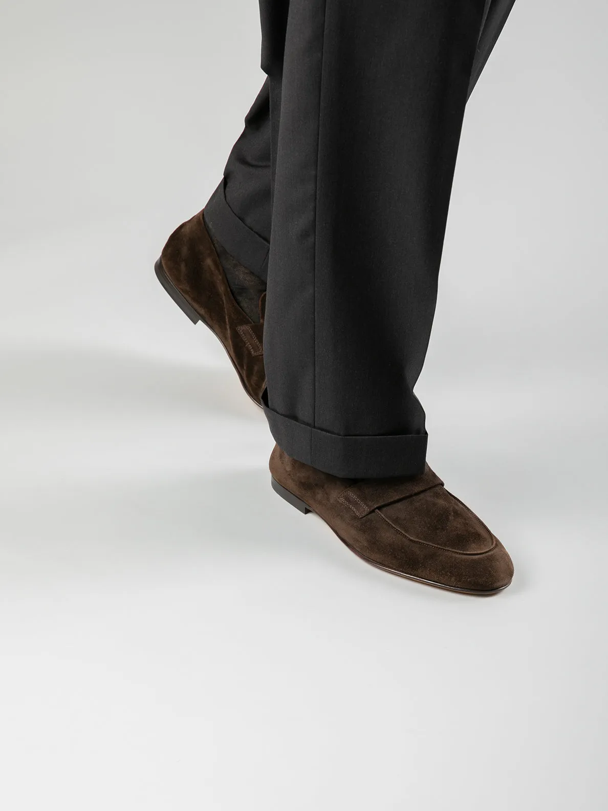 AIRTO 001 - Brown Suede Loafers,Men