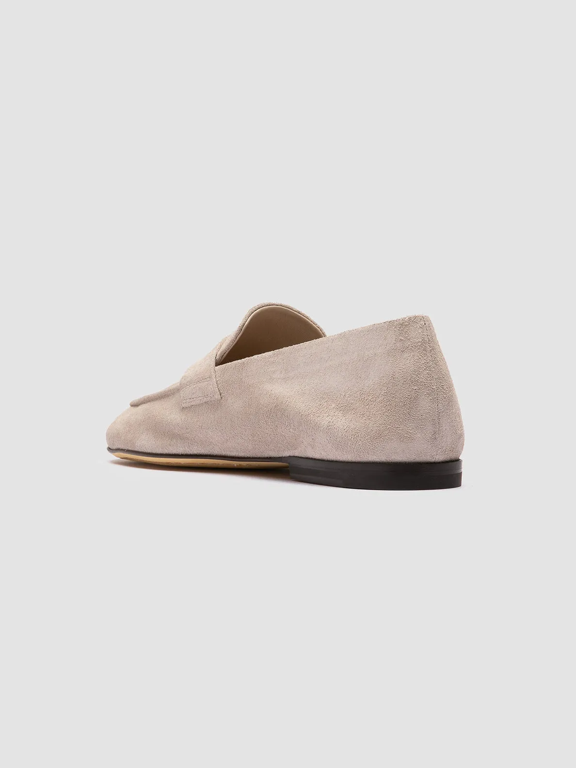 AIRTO 001 - Ivory Suede Loafers,Men
