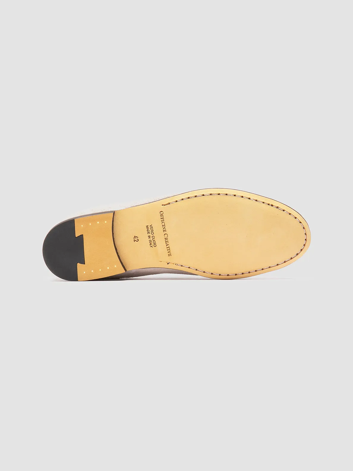 AIRTO 001 - Ivory Suede Loafers,Men