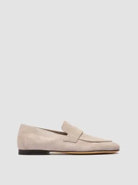 AIRTO 001 - Ivory Suede Loafers,Men
