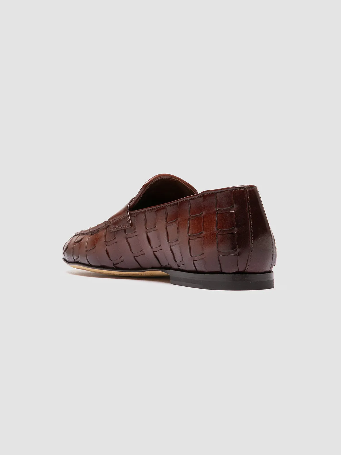 AIRTO 015 - Brown Leather Loafers,Men