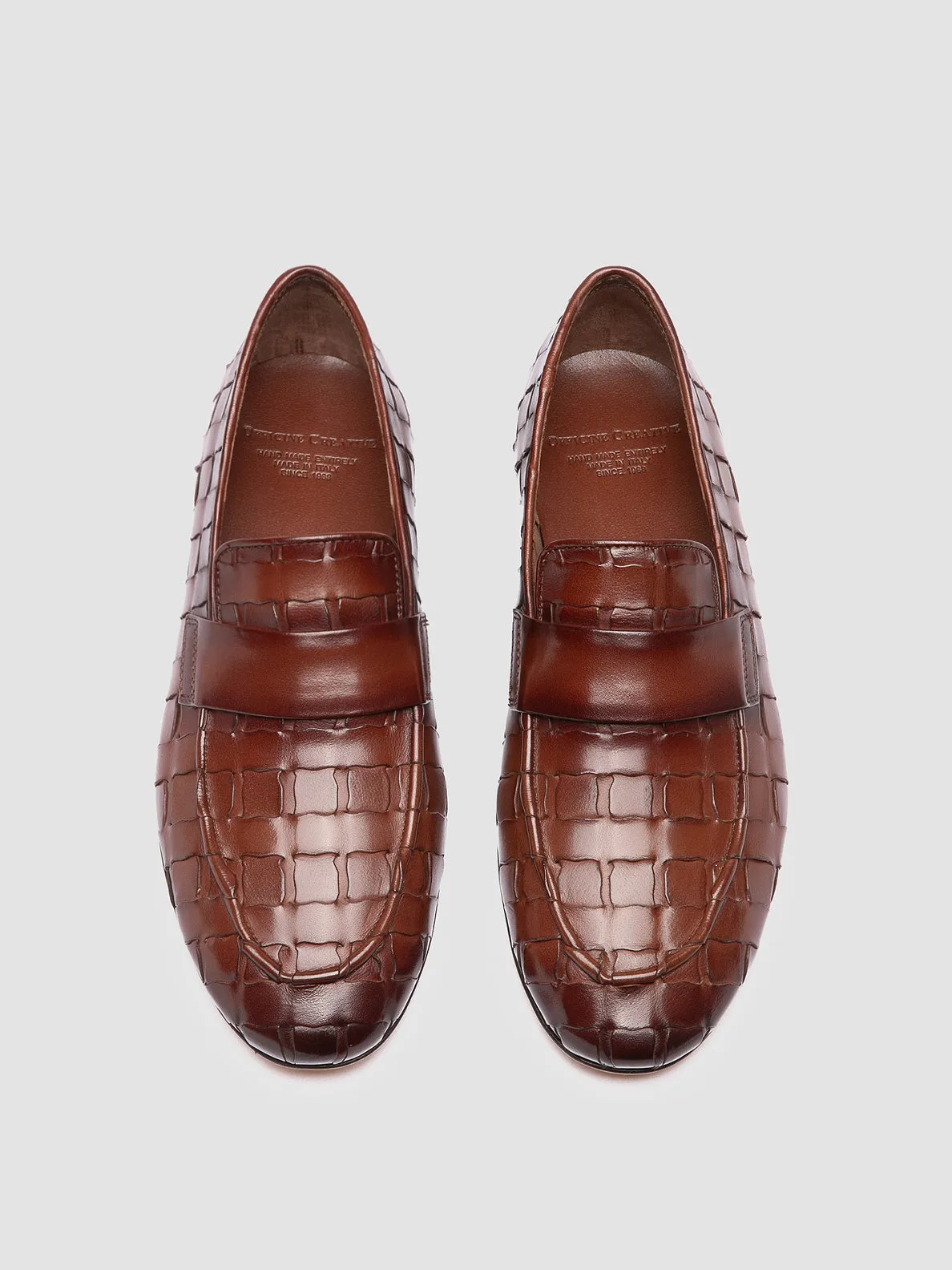 AIRTO 015 - Brown Leather Loafers,Men