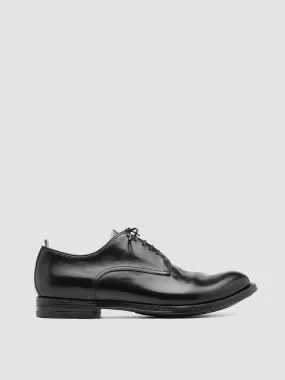 ANATOMIA 012 - Black Leather Derby Shoes,Men Derby Shoes