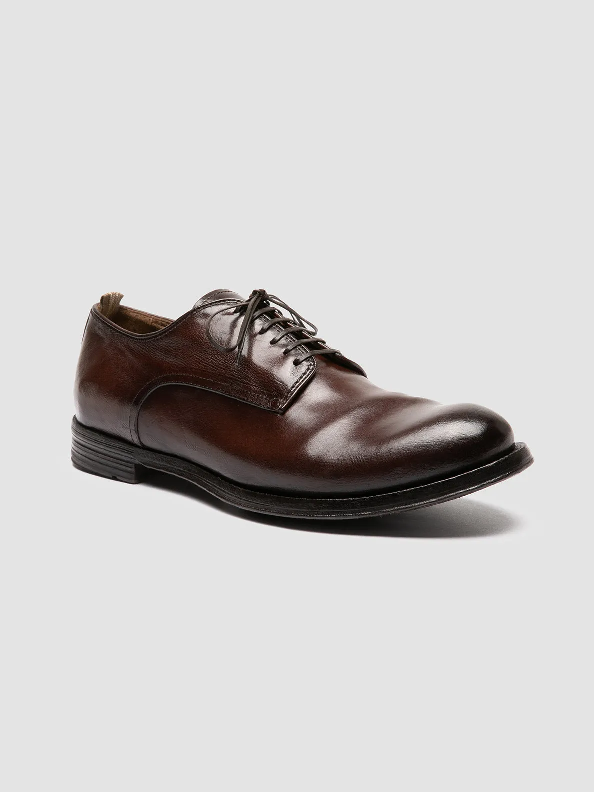 ANATOMIA 012 - Brown Leather Derby Shoes,Men Derby Shoes