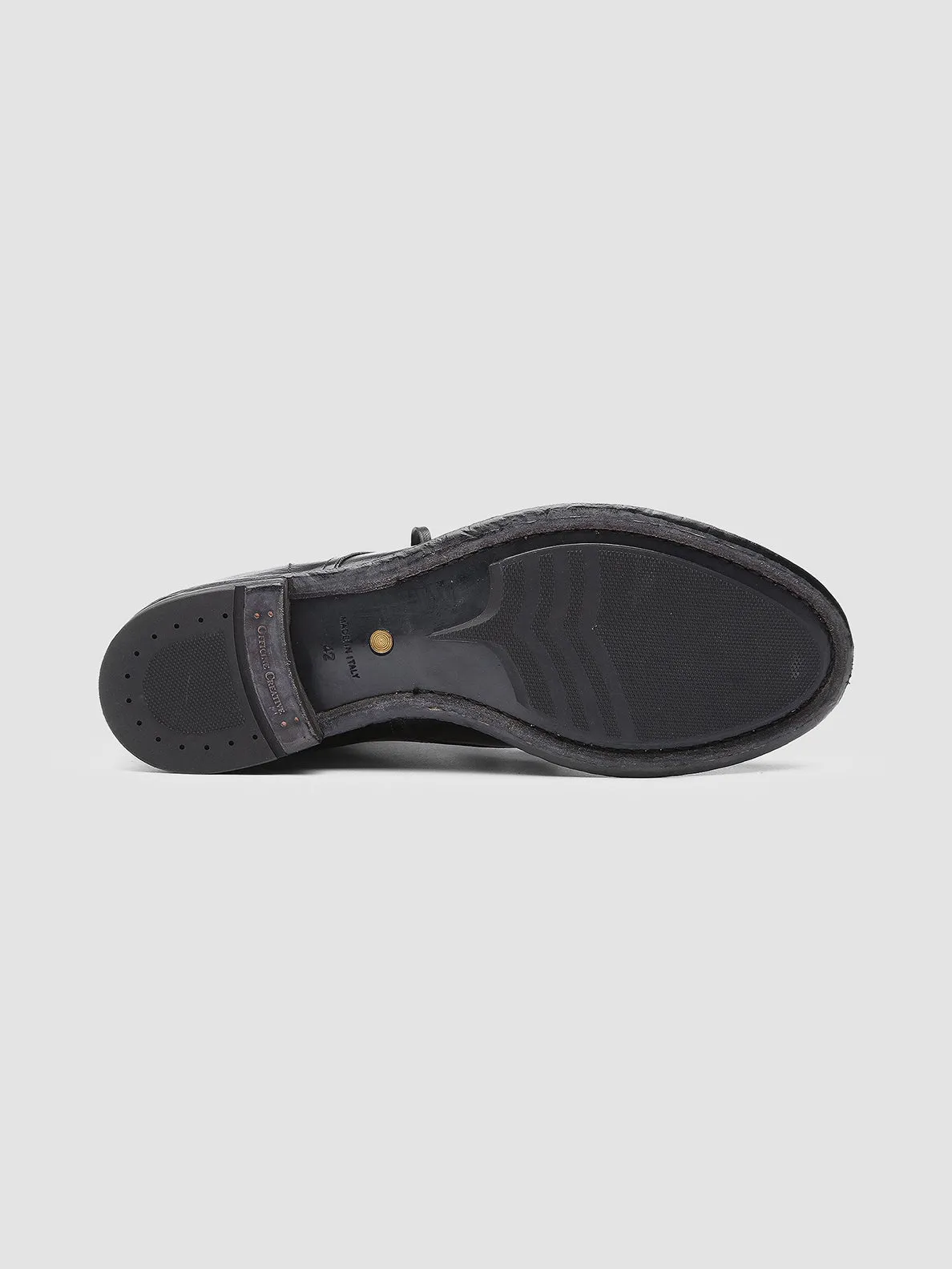ANATOMIA 013 - Black Leather Ankle Boots,Men Boots