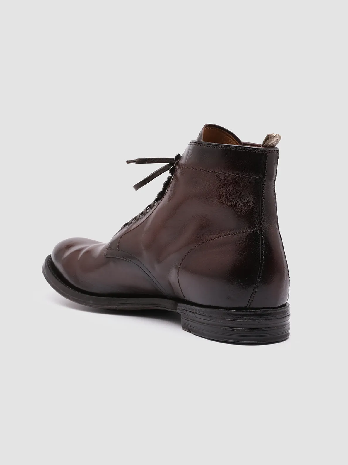 ANATOMIA 013 - Brown Leather Ankle Boots,Men Boots