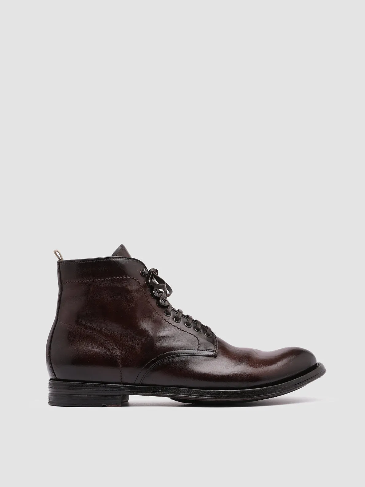 ANATOMIA 013 - Brown Leather Ankle Boots,Men Boots