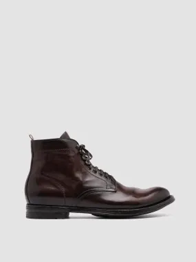 ANATOMIA 013 - Brown Leather Ankle Boots,Men Boots