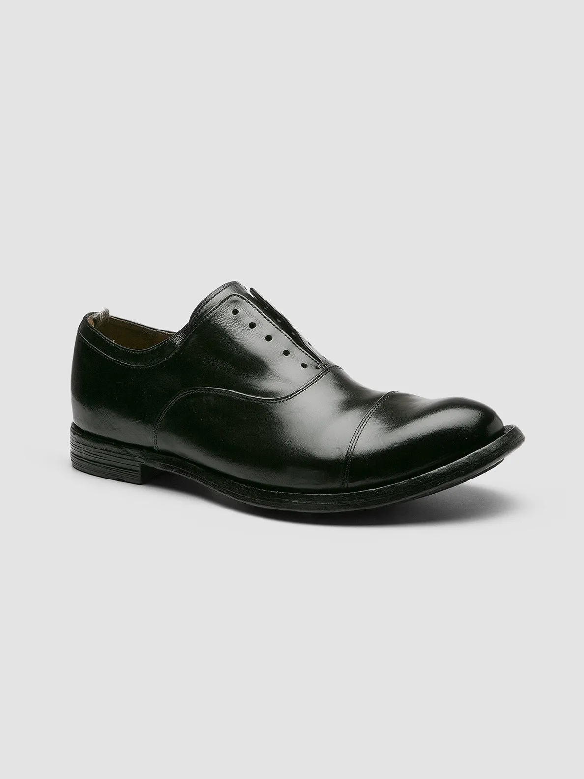 ANATOMIA 015 - Black Leather Oxford Shoes,Men Derby Shoes