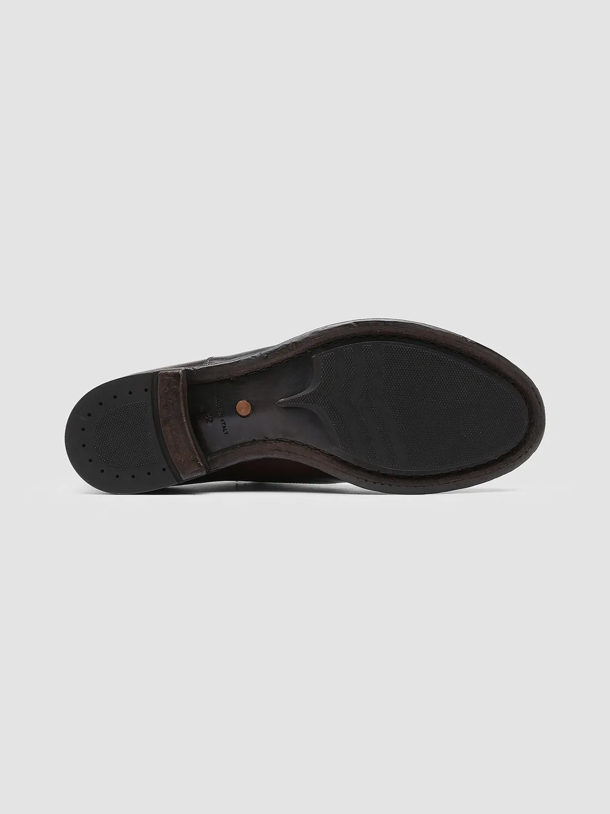 ANATOMIA 015 - Dark Brown Leather Oxford Shoes,Men Derby Shoes