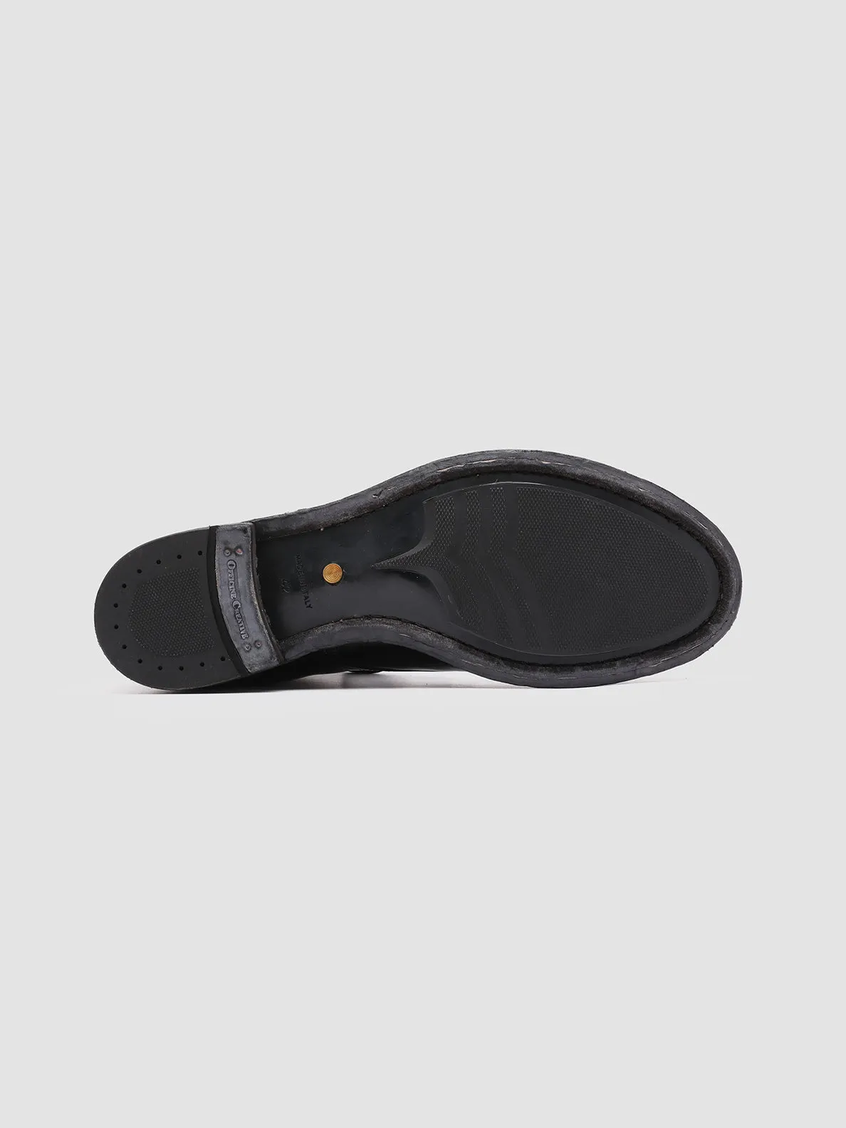 ANATOMIA 016 - Black Leather Ankle Boots,Men Boots