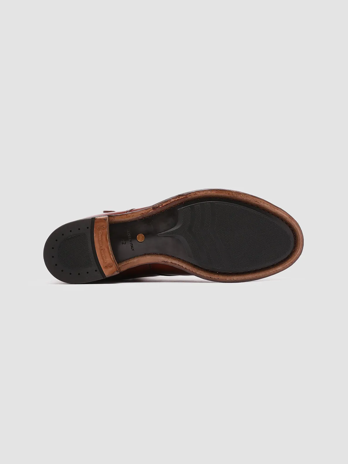 ANATOMIA 016 - Brown Leather Ankle Boots,Men Boots