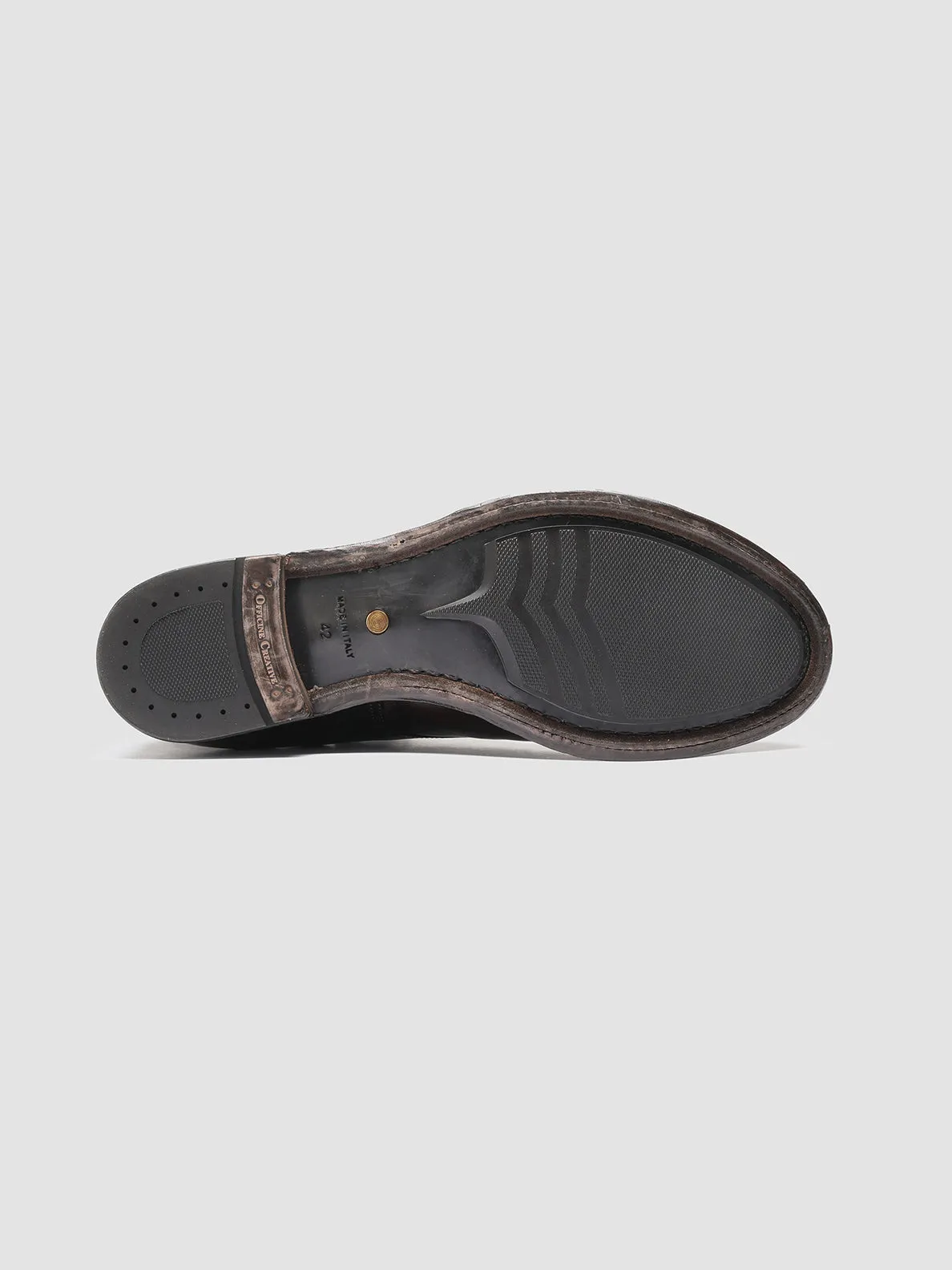 ANATOMIA 016 - Dark Brown Leather Ankle Boots,Men Boots