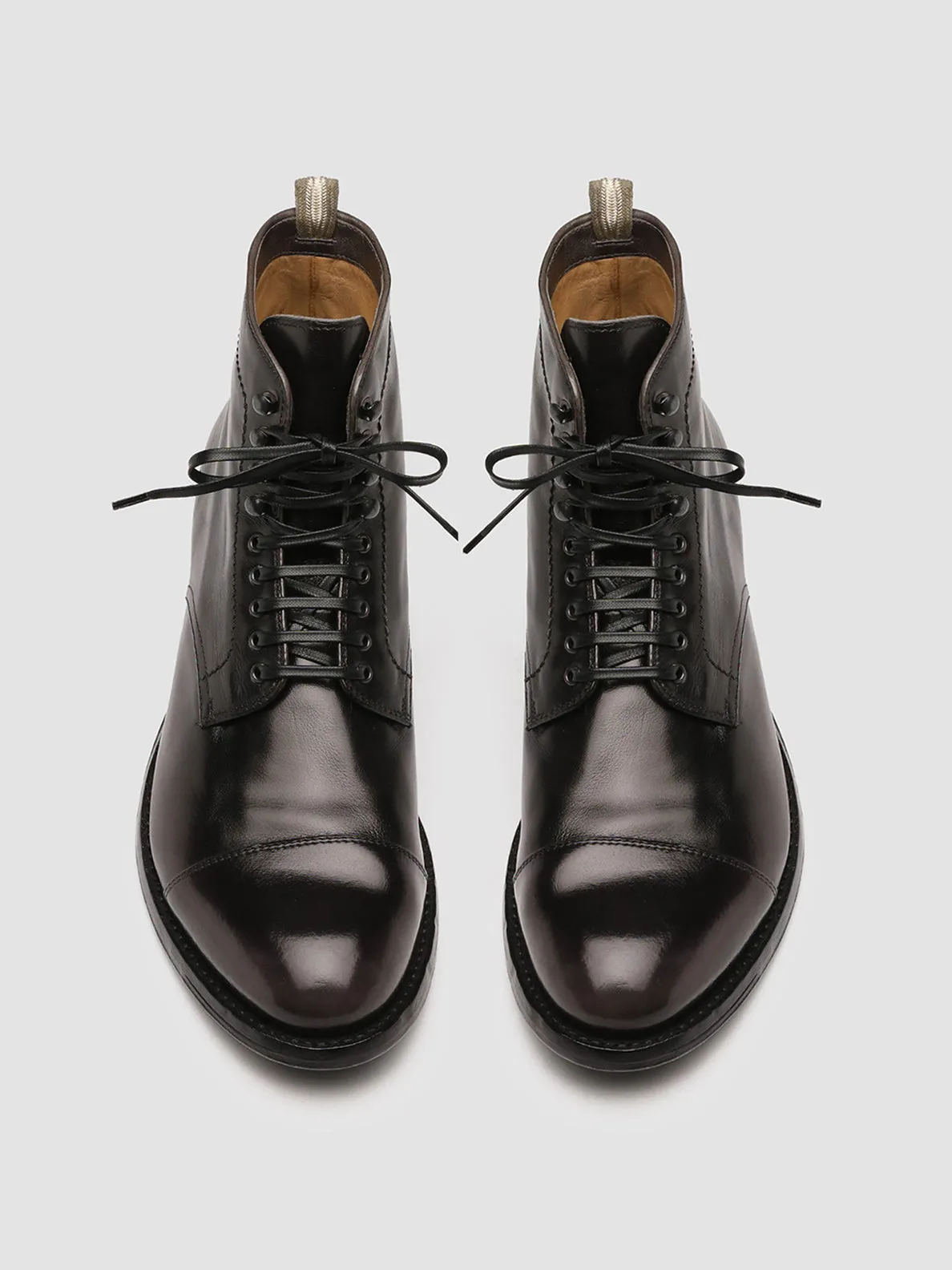 ANATOMIA 016 - Grey Leather Ankle Boots,Men Boots