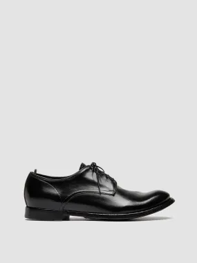ANATOMIA 060 - Black Leather Derby Shoes,Men Derby Shoes