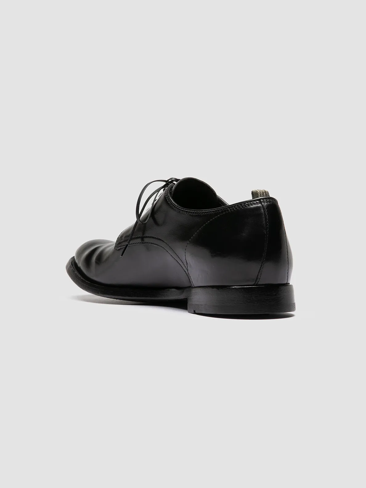 ANATOMIA 060 - Black Leather Derby Shoes,Men Derby Shoes