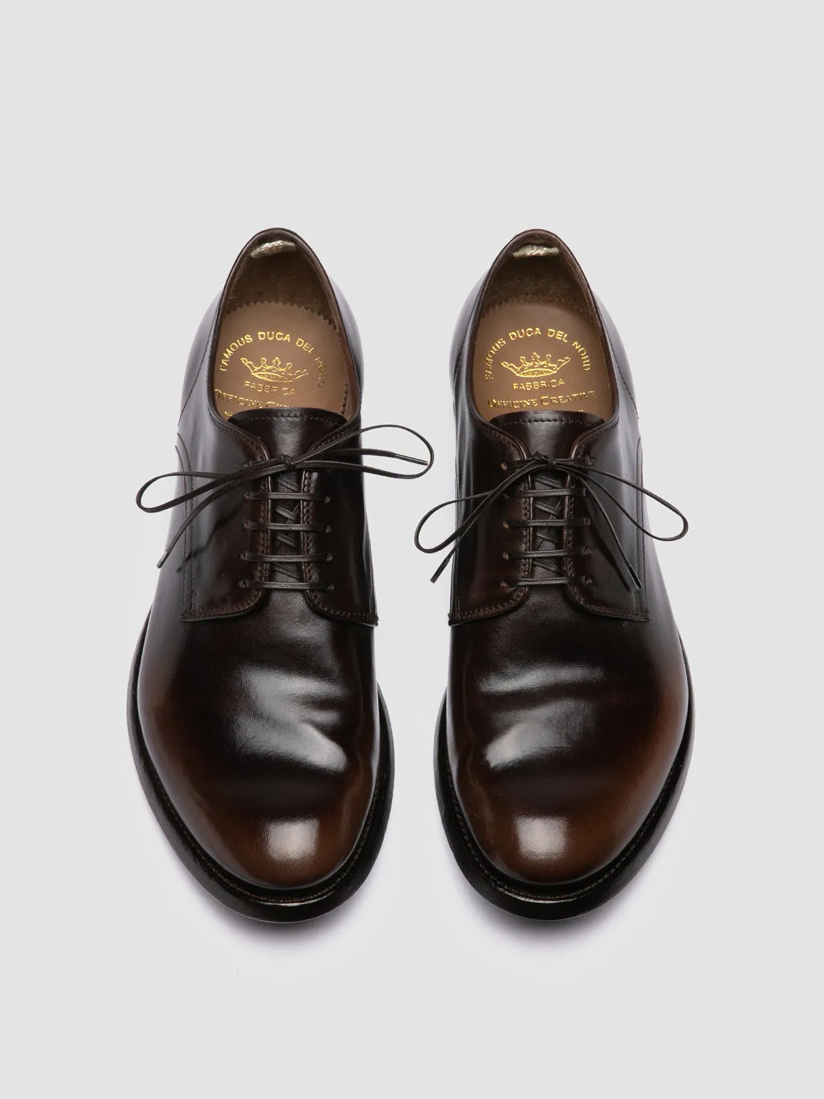 ANATOMIA 060 - Brown Leather Derby Shoes,Men Derby Shoes