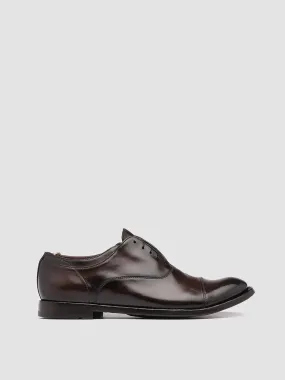 ANATOMIA 08 - Brown Leather Oxford Shoes,Men Derby Shoes