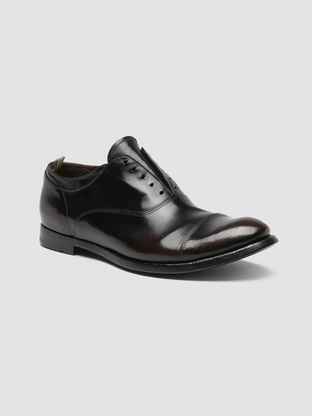 ANATOMIA 08 - Brown Leather Oxford Shoes,Men Derby Shoes