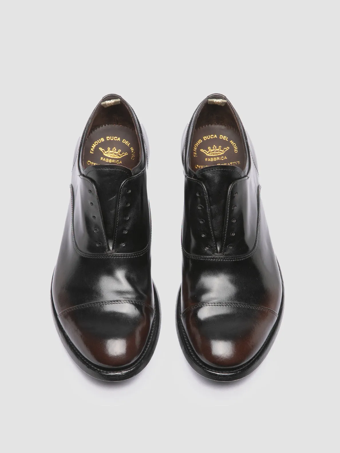 ANATOMIA 08 - Brown Leather Oxford Shoes,Men Derby Shoes