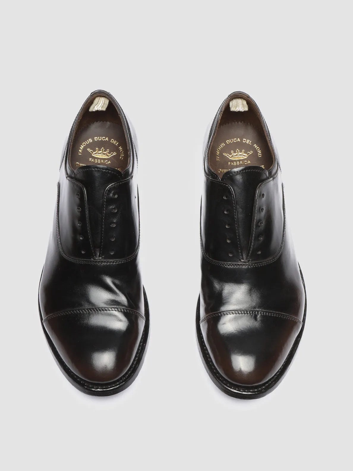 ANATOMIA 08 - Brown Leather Oxford Shoes,Men Derby Shoes