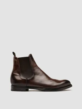 ANATOMIA 083 - Brown Leather Chelsea Boots,Men Boots