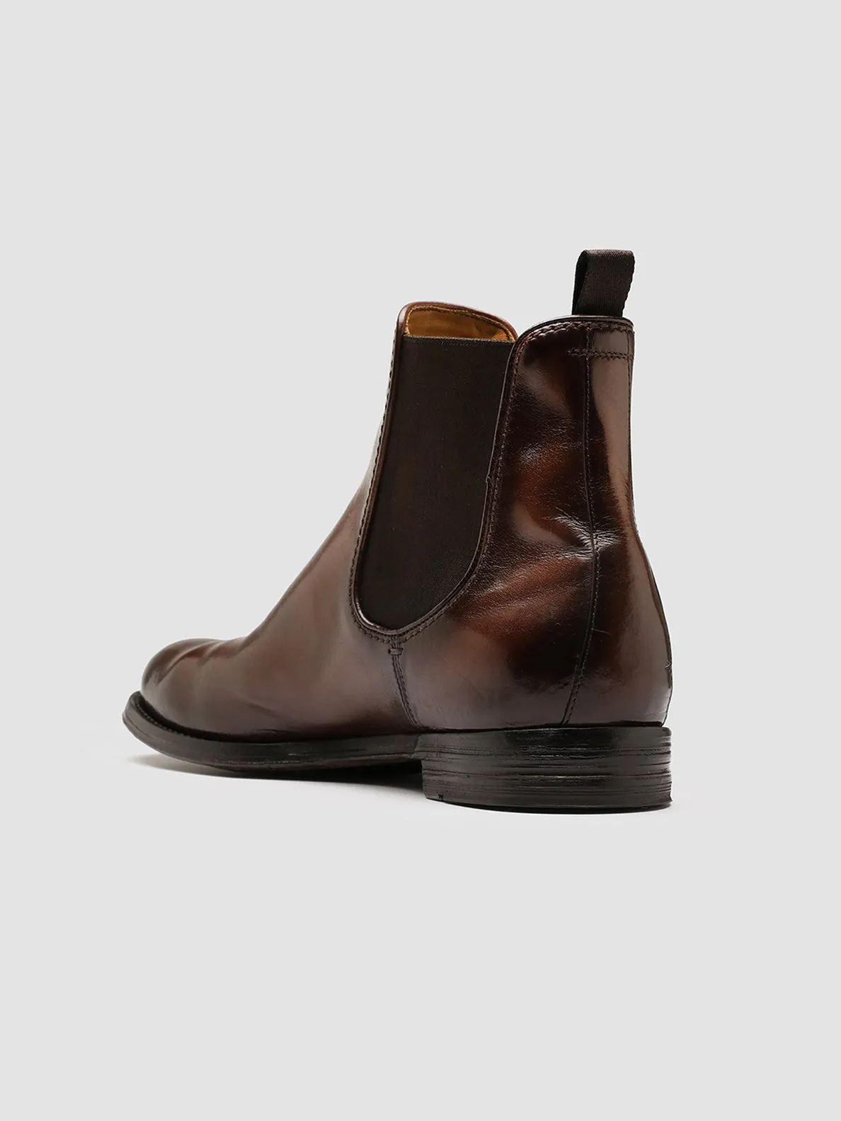 ANATOMIA 083 - Brown Leather Chelsea Boots,Men Boots