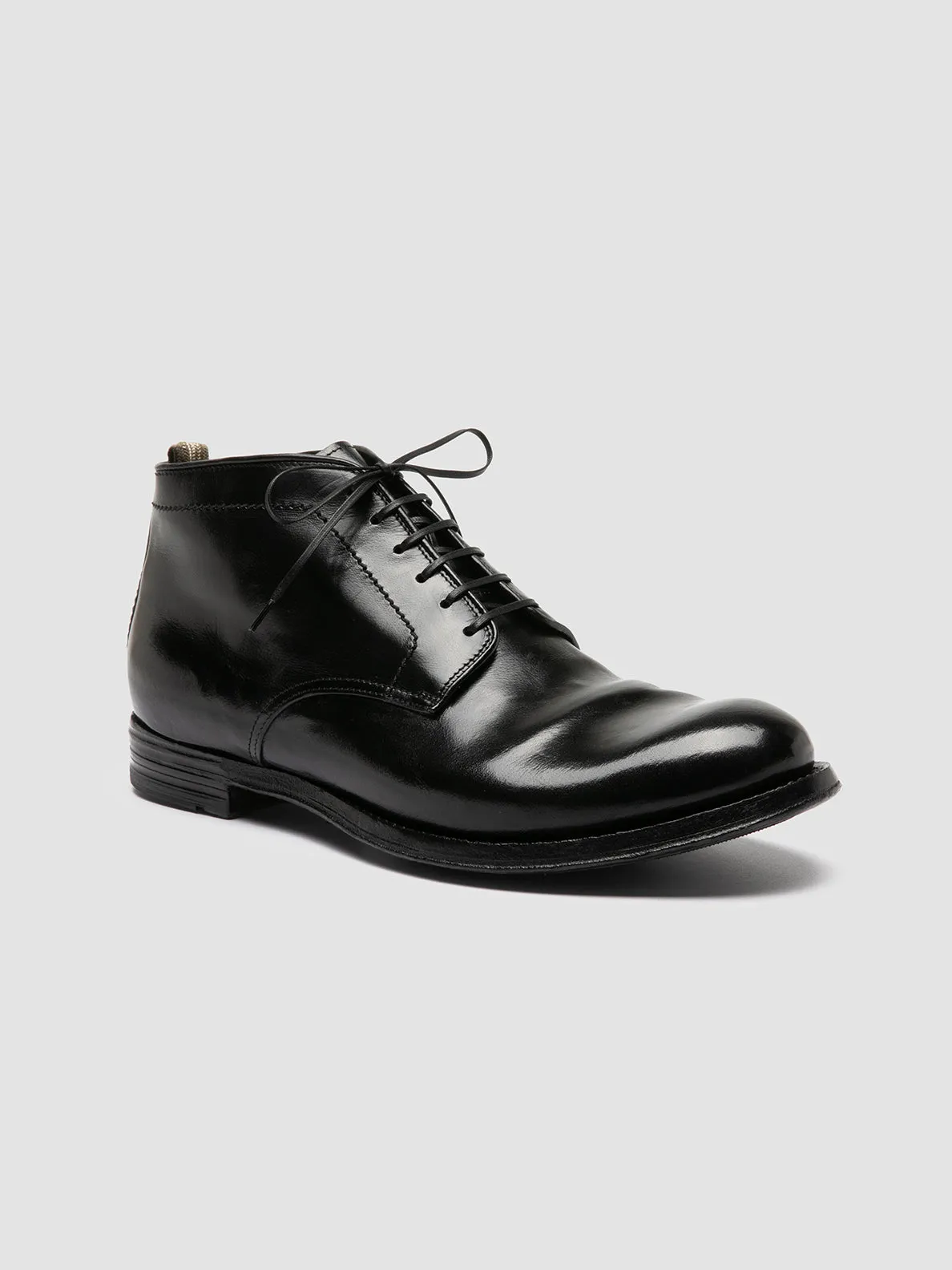 ANATOMIA 88 - Black Leather Chukka Boots,Men Boots