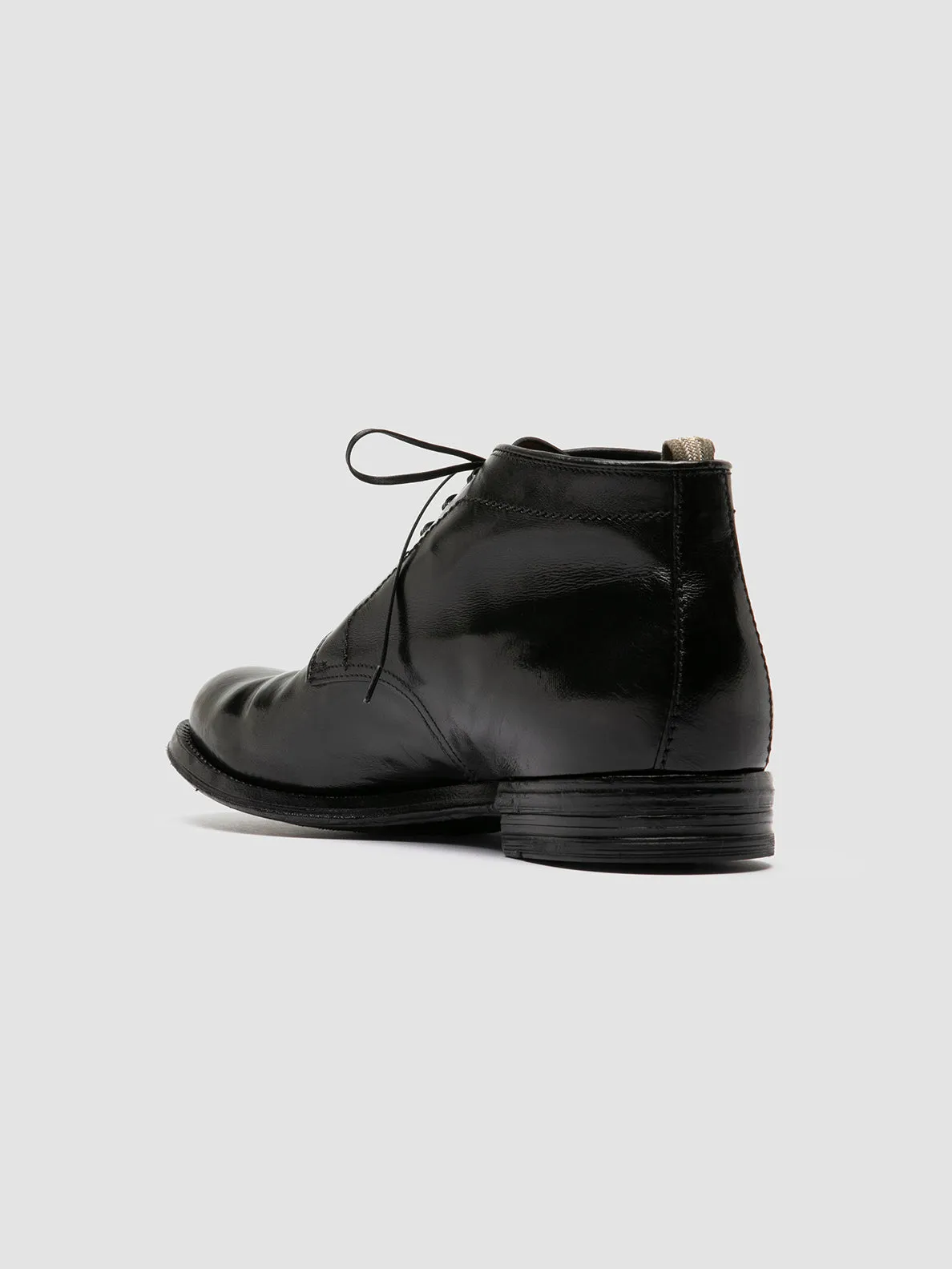 ANATOMIA 88 - Black Leather Chukka Boots,Men Boots