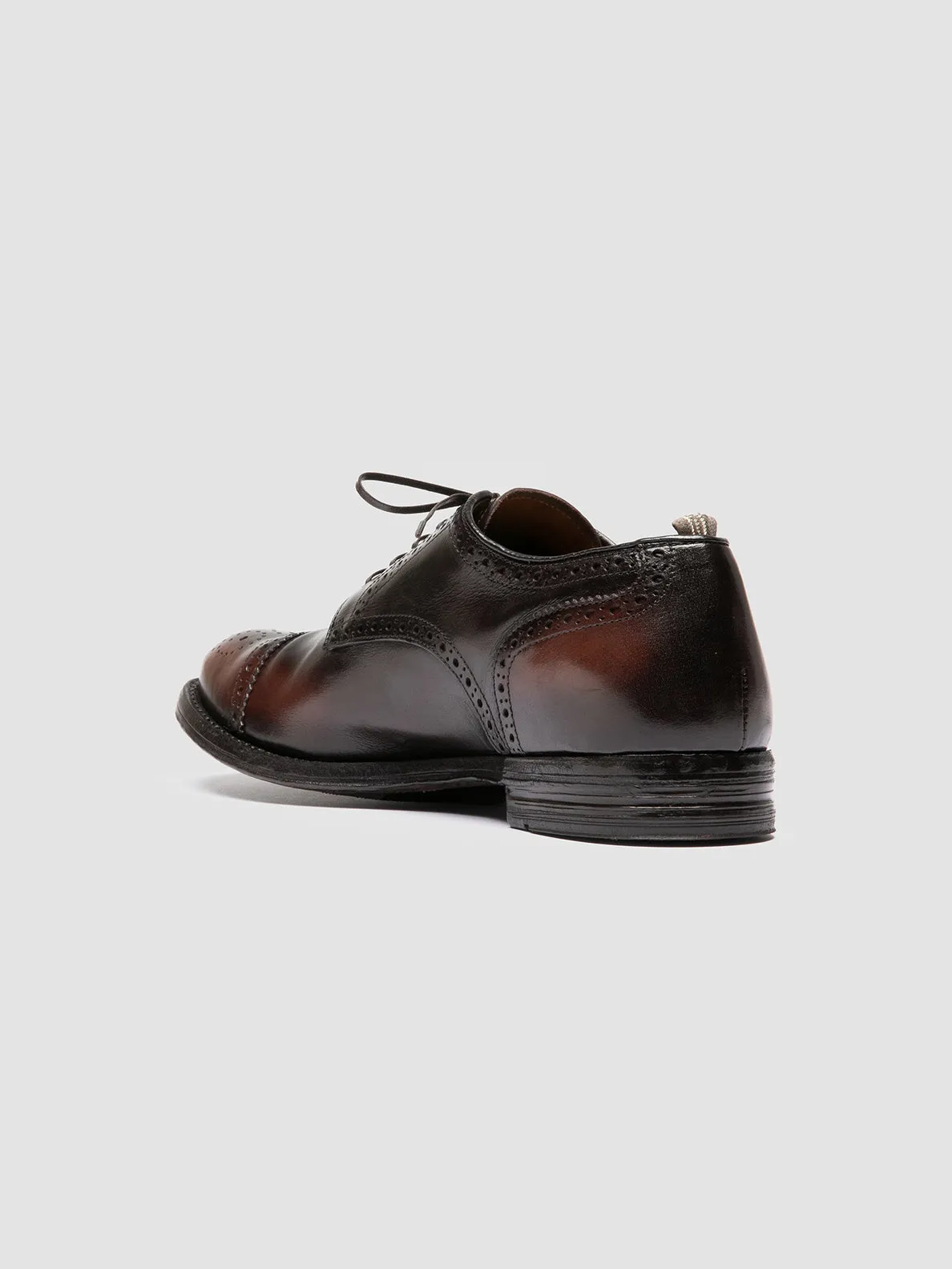 ANATOMIA 90 - Brown Leather Derby Shoes,Men Derby Shoes