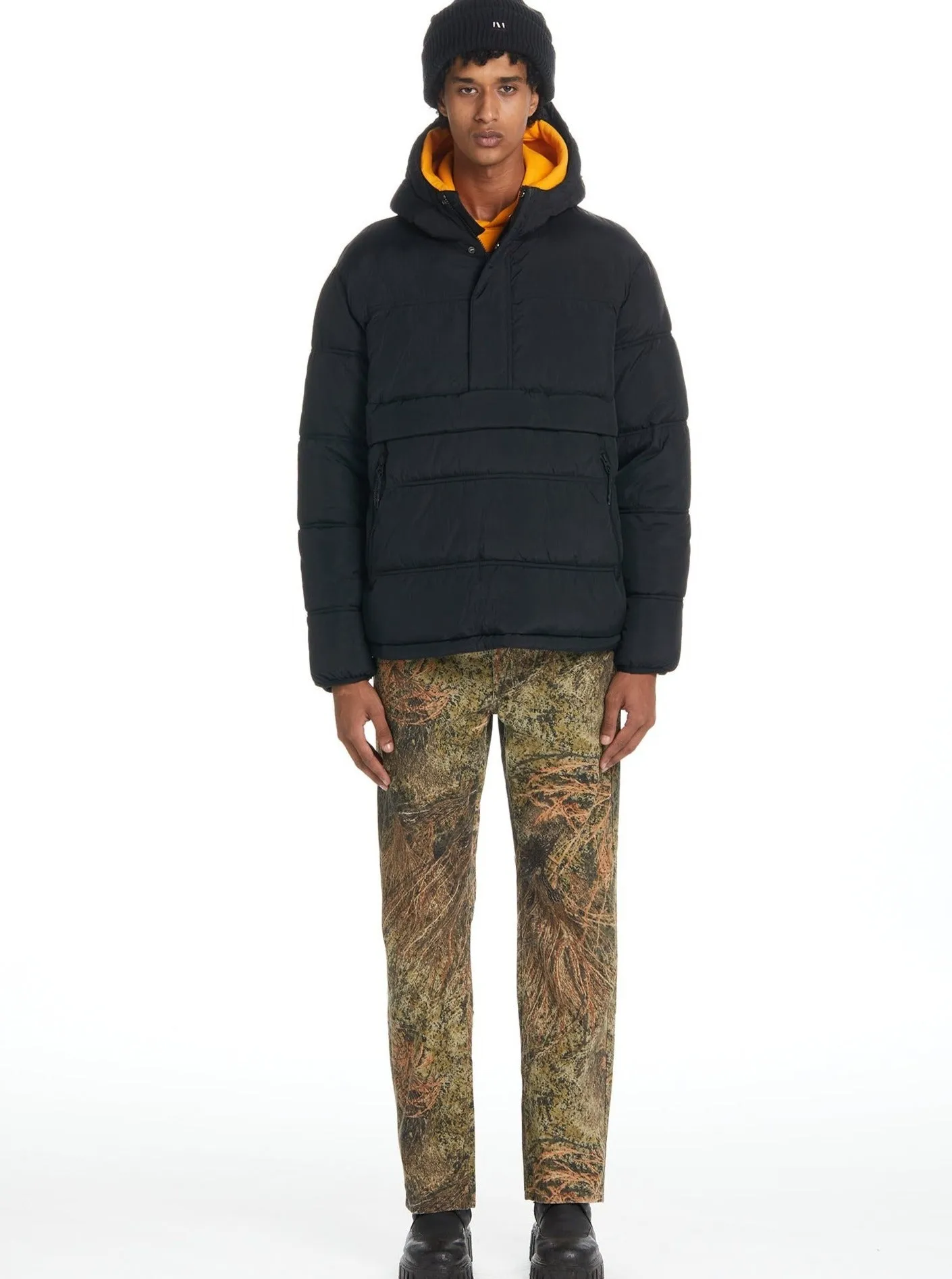 Anorak Puffer - Black,Women
