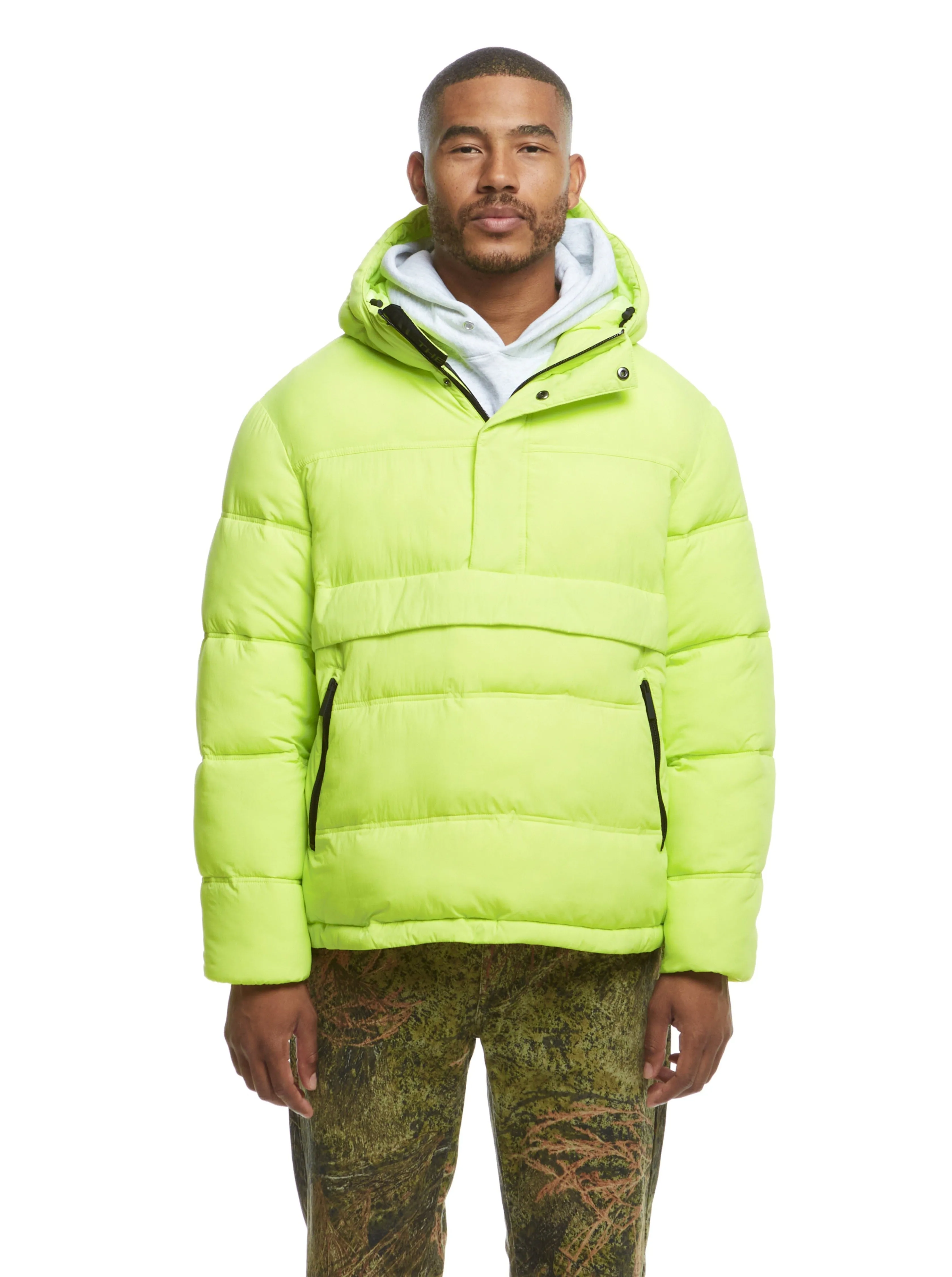 Anorak Puffer - Lime,Women