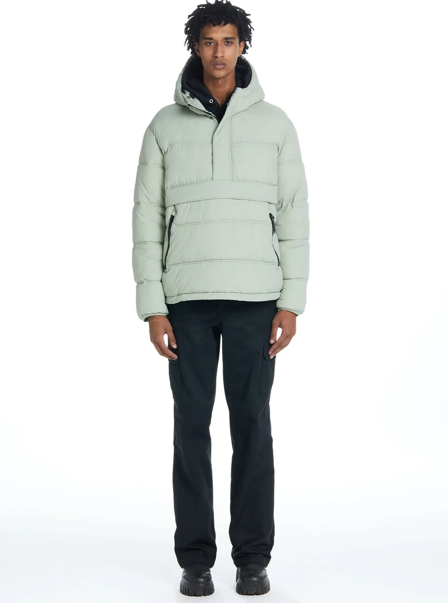 Anorak Puffer - Sage,Women