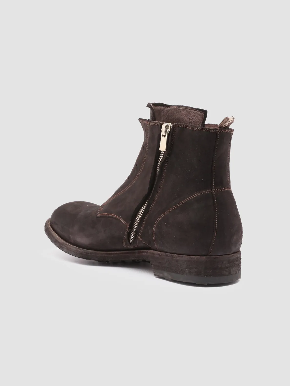 ARBUS 022 - Brown Leather Ankle Boots,Men Boots