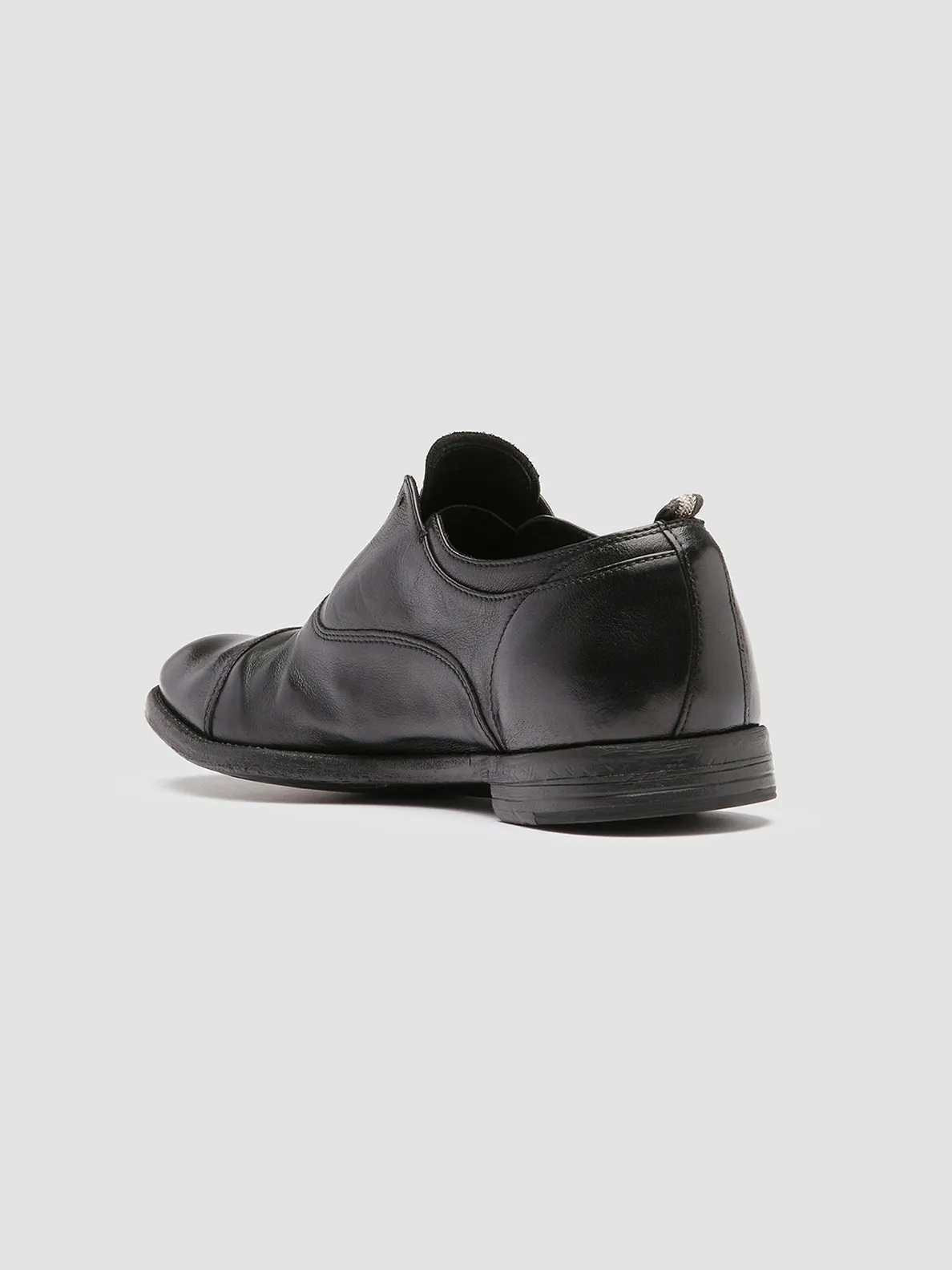 ARC 501 - Black Leather Oxford Shoes,Men Derby Shoes