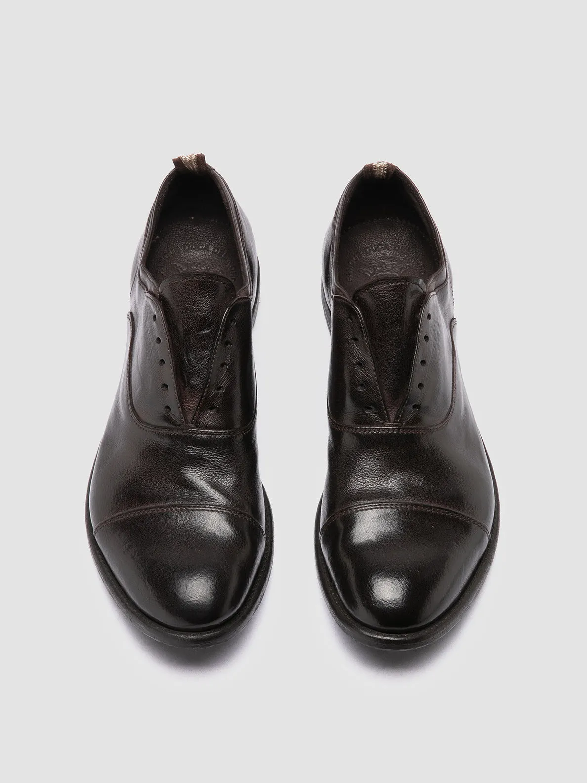 ARC 501 - Brown Leather Oxford Shoes,Men Derby Shoes