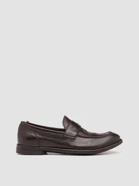 ARC 509 - Brown Leather Penny Loafers,Men