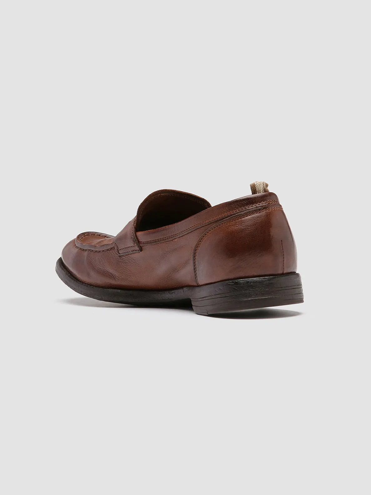 ARC 509 - Brown Leather Penny Loafers,Men